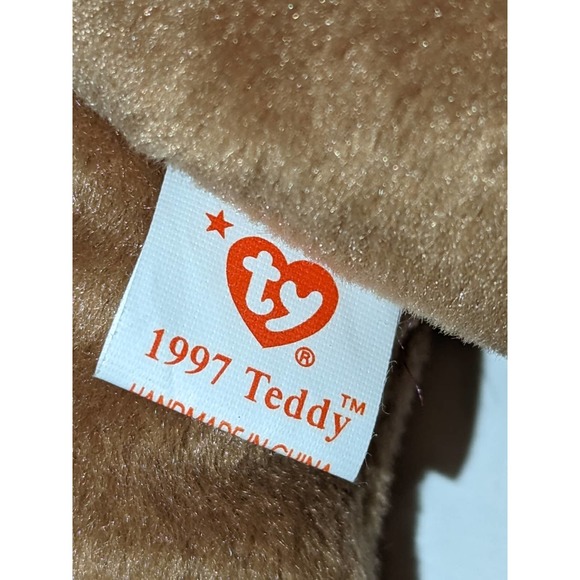 Vintage Ty Beanie Babies 1997 Teddy Style 4200 PVC Pellets New Mint - Picture 4 of 9